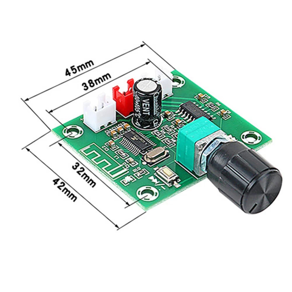 PAM8403 Bluetooth-Compatible 5.0 Audio Amplifier Board Wireless Speaker Modules Ultra Clear Small Power Wireless Speaker Parts