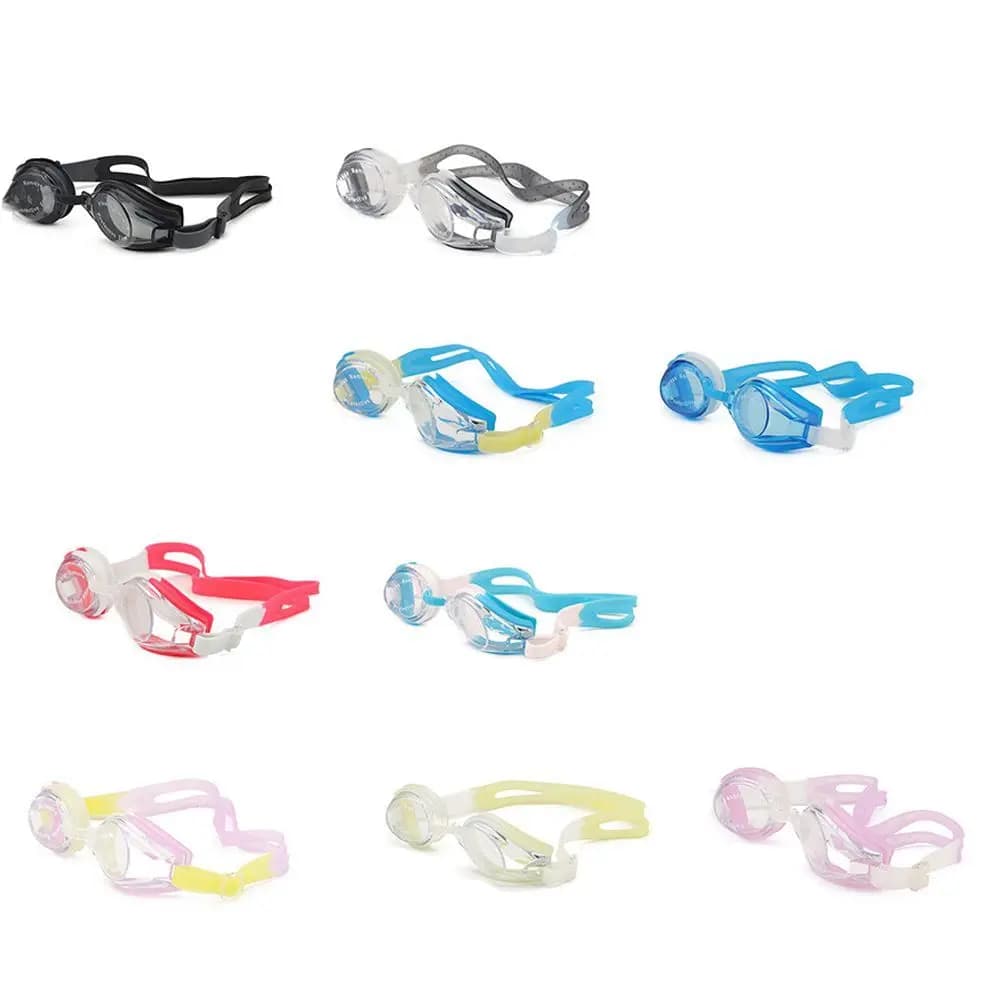 Adult Children Wide View Swimming Equipment Comfort Silicone Swimwear HD Swimming Glasses Diving Glasses Swimwear