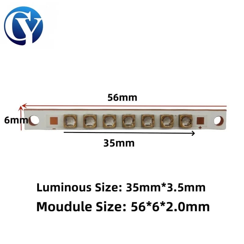 20W 395nm UV LED Module 365nm 385nm UV Curing Lamp Chip 405nm Inkjet Screen Printing 3D Printer