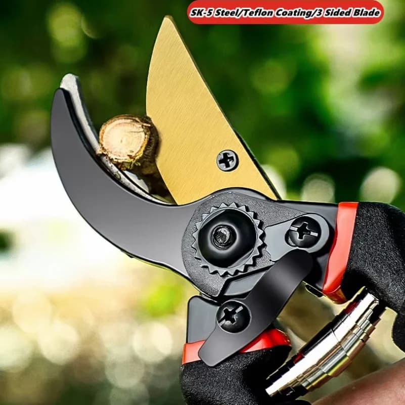Labor-Saving Gardening Pruning Trees Cut Pruning Shears SK-5 Blade Scissors for Bonsai/Fruit Tree/Flowers/Branches Garden Pruner