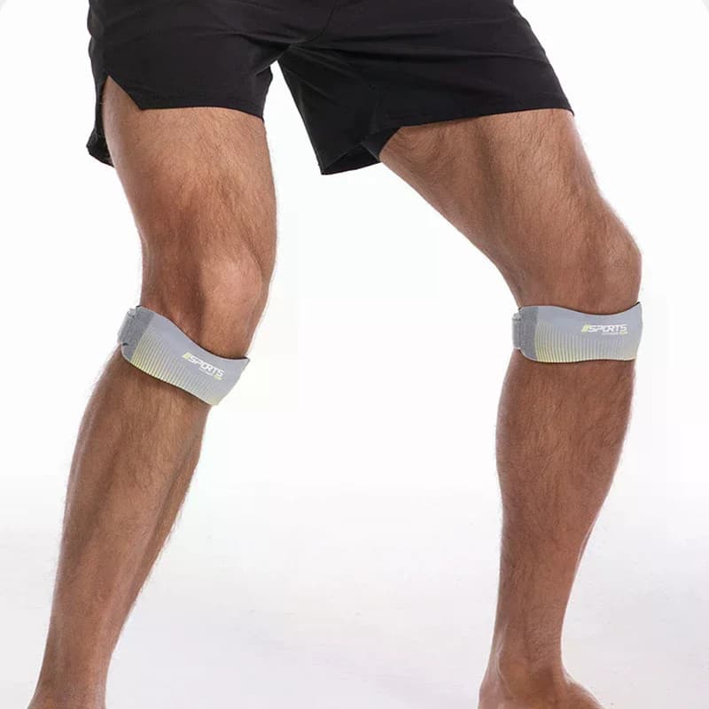 1 piece sporty curtain knee brace knee brace adjustable knee sleeve rope for outdoor jumping unisex