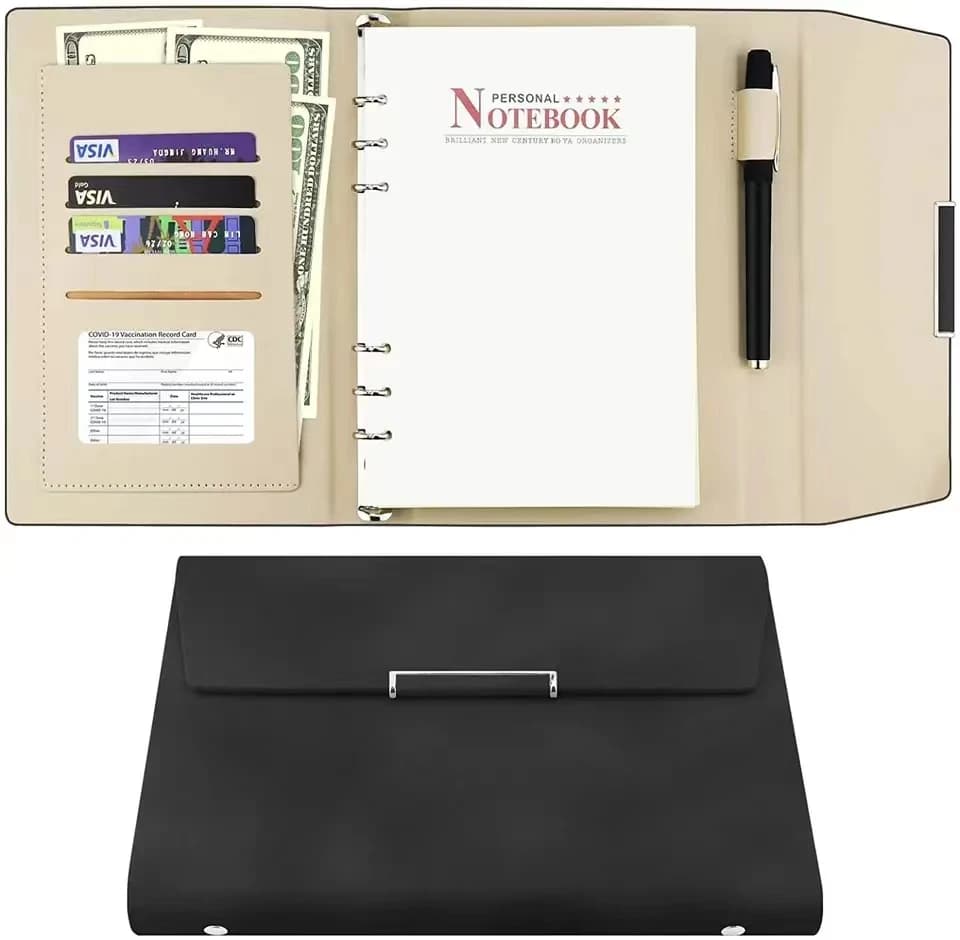 Nuovo raccoglitore per notebook in pelle PU, cartella per blocco note della Bibbia, diario A5 B5, agenda settimanale, agenda, quaderni, diario di viaggio
