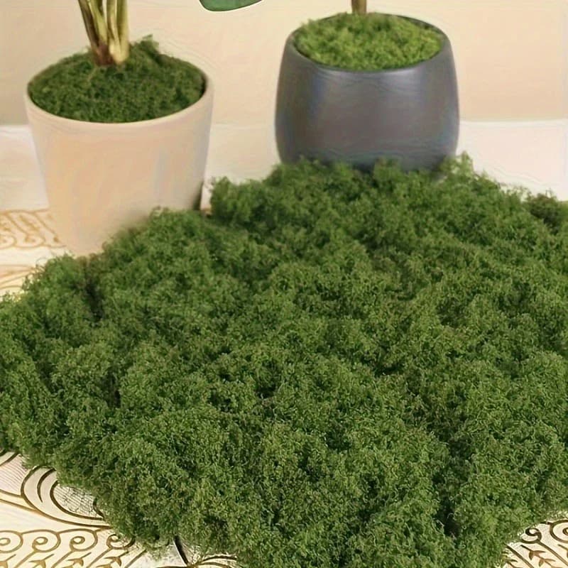 1 \ 5 \ 8 pezzi di muschio simulato artificiale, decorazione del prato, muschio simulato fai-da-te =, decorazione in vaso di prato verde
