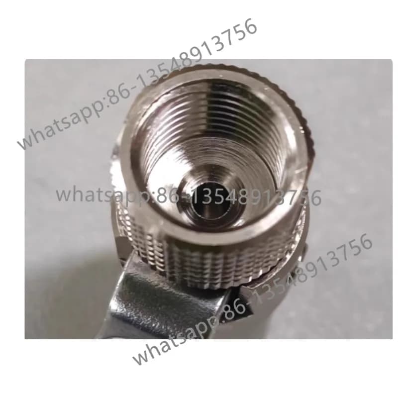 Ugello gonfiabile autobloccante in acciaio inossidabile 304/gonfiatore per pneumatici ad alta pressione con pompa gonfiabile in stock