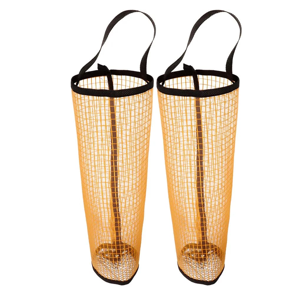 2Pcs Tennis Ball Storage Bag Wall Mounted Large Capacity Nylon Mesh Organizer Portable Tennis Accessories Pouch