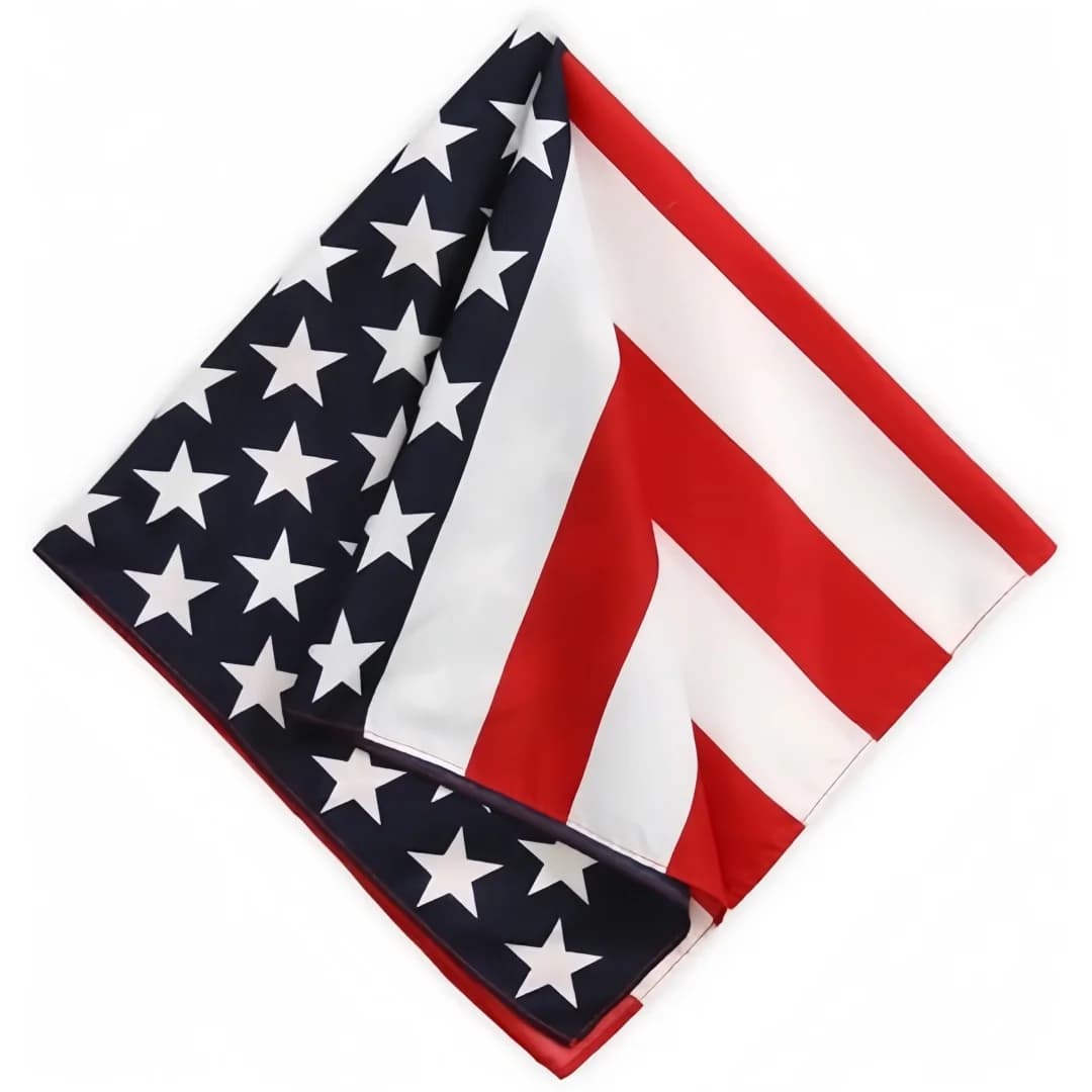Large Bandana Headband - Handkerchief Bandanas for Women & Men - Cowboy Scarf & Durag Pack