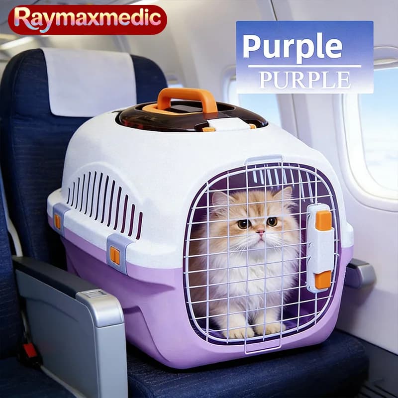 Borsa da trasporto portatile Raymax per animali domestici, gabbia da viaggio per cani, adatta per il trasporto aereo, universale per animali fino a 8 kg, conforme alle norme veterinarie.