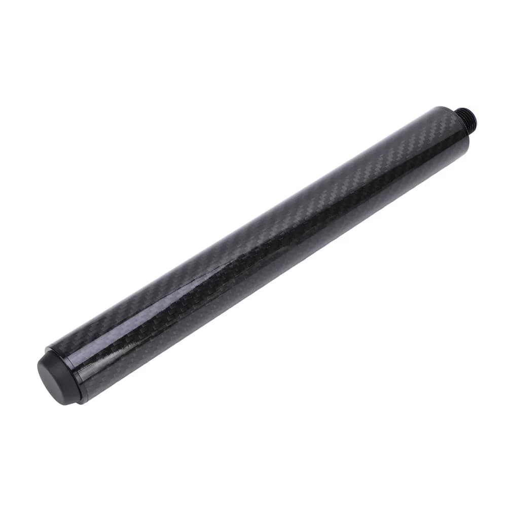 Carbon Fiber Pool Cue Extension Aluminum Alloy Black Inch Carbon Fiber Pool Threaded Connection Lightweight