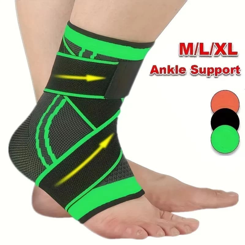 Supporto per caviglia da 1 o 2 pezzi con cinturini regolabili, il miglior supporto compressivo per caviglia, piede e tallone
