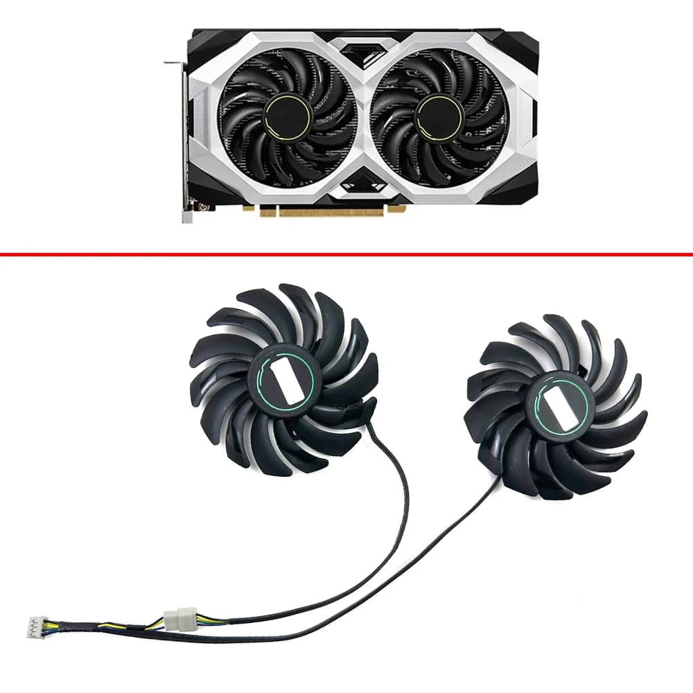 Ventola di raffreddamento 87MM 4PIN PLD09210S12HH per MSI RTX 2060 SUPER VENTUS GP OC、RTX 2070 VENTUS GP Ventola della scheda video