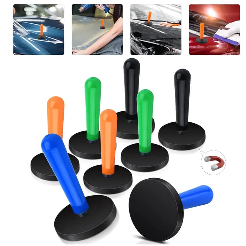 2/4/8 pezzi magneti per pinza per avvolgimento per auto per veicoli pellicola in vinile installazione strumenti di correzione supporto per foglio forte supporto magnetico strumenti per avvolgimento auto