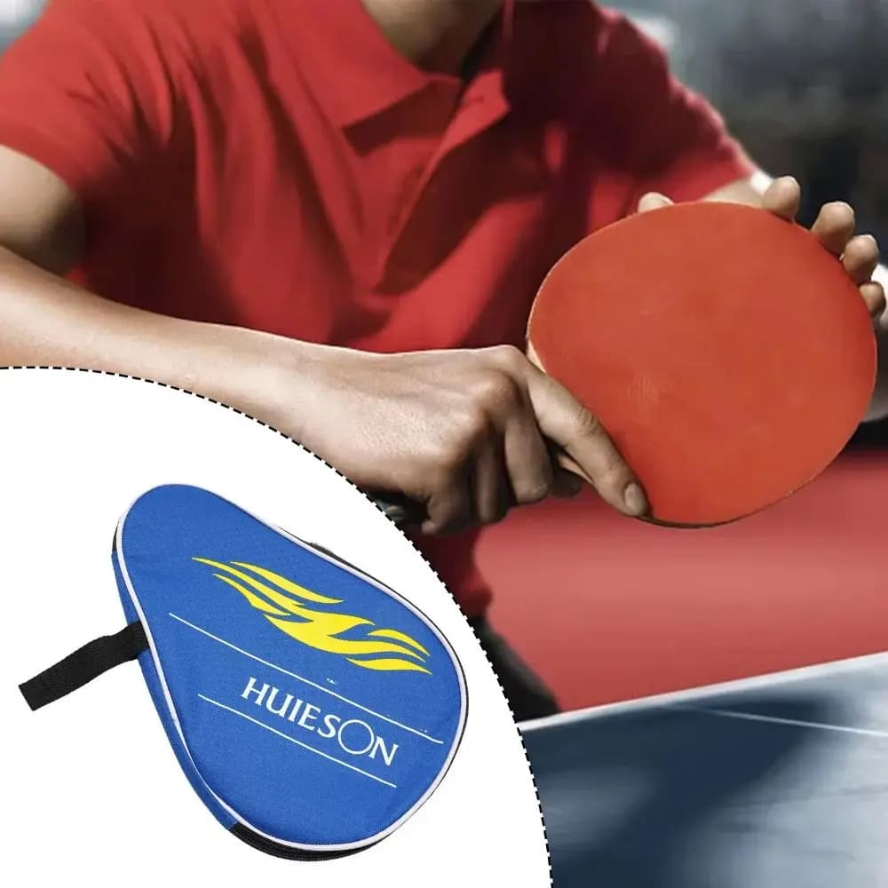 Waterproof Table Tennis Racket Bags Protective Case Professional Ping Pong Storage Bag Hand Strap Dustproof Table Tennis Bag