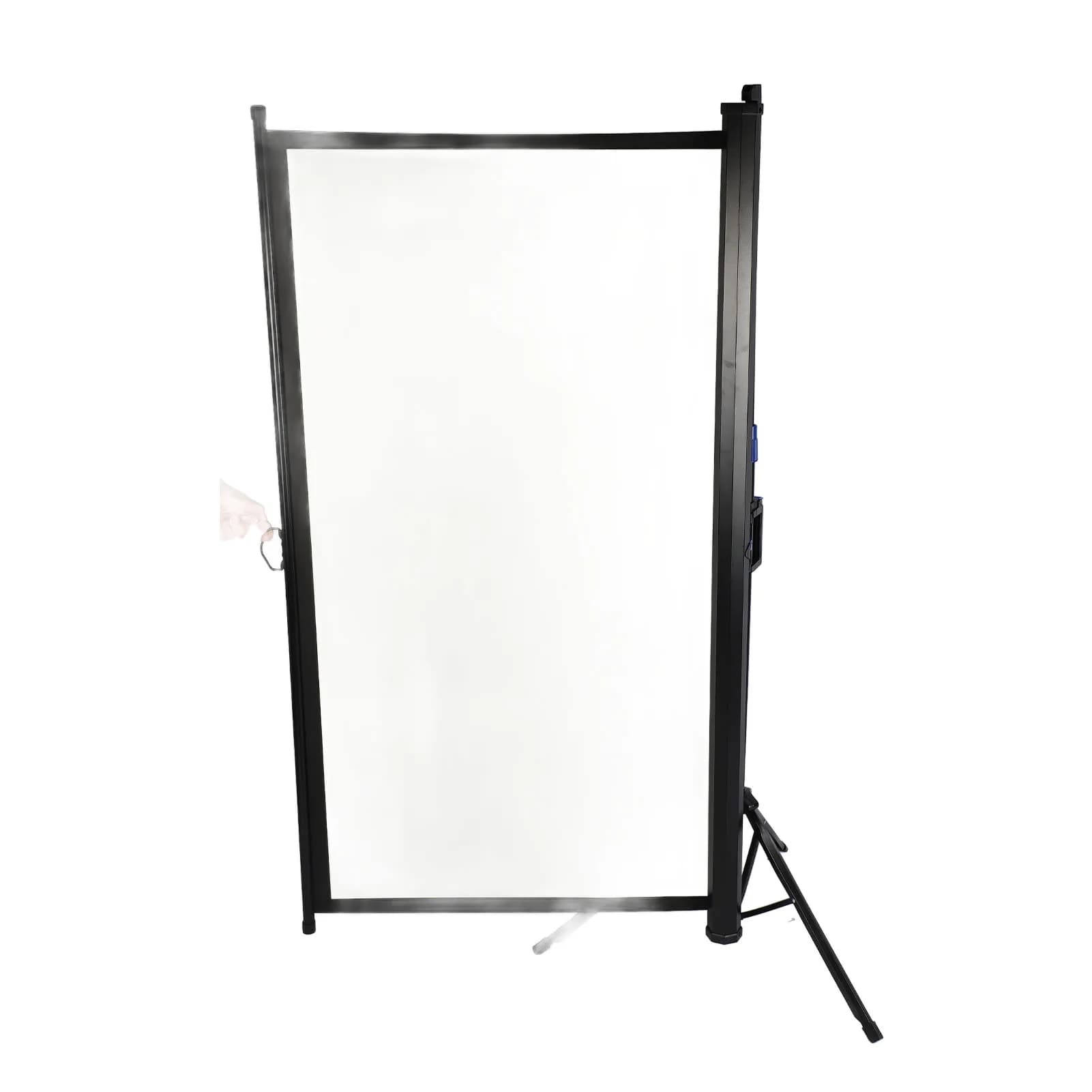 72 inches Projector Screen with Tripod Stand 4:3 Portable Projection Screen 4K 3D Projector Movies Screen for Indoor Outdoor