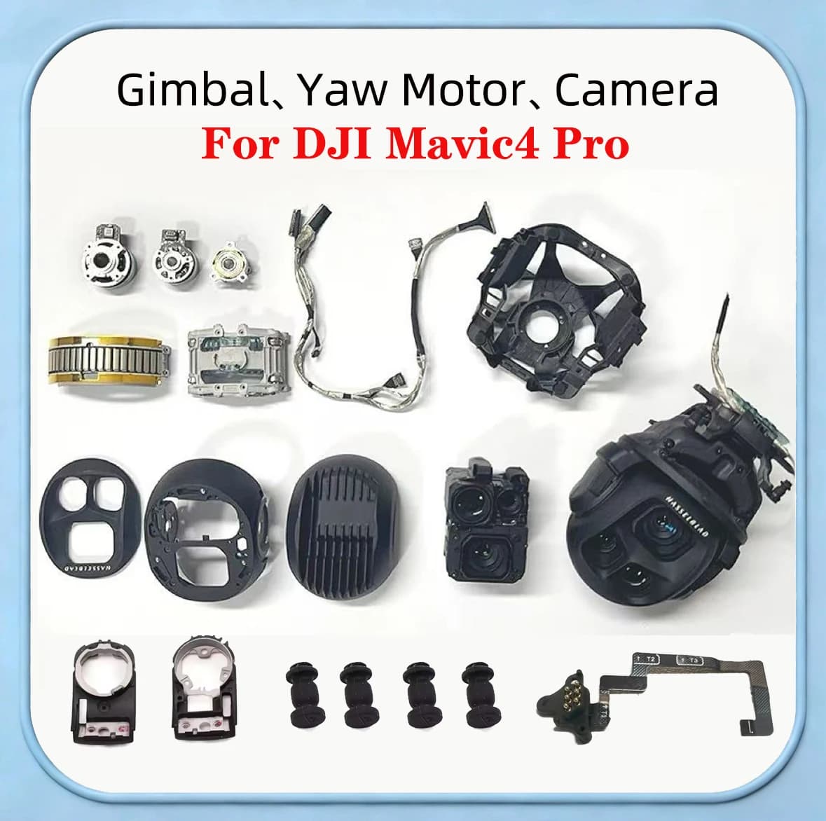 Cavo PTZ per Fotocamera Gimbal DJI Mavic 4 Pro, Piastra Ammortizzante, Motore Yaw e Roll per Accessori Drone