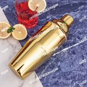 Set di strumenti per miscelare cocktail in acciaio inossidabile, set da dieci pezzi, shaker speciale per bar.