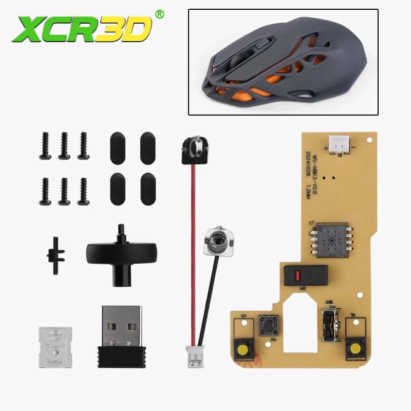 XCR Hardware Bambu Lab Mouse per computer wireless MH002 Kit componenti Stampa 3D Modello creativo fai da te Kit modello minuscolo per stampante 3D