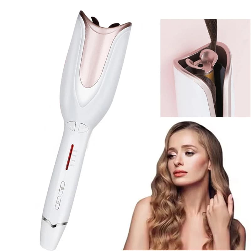 Portable Multifunctional Automatic Hair Curler Electric Curling Iron Fast Heating Styling Tool for Salon & Home Use