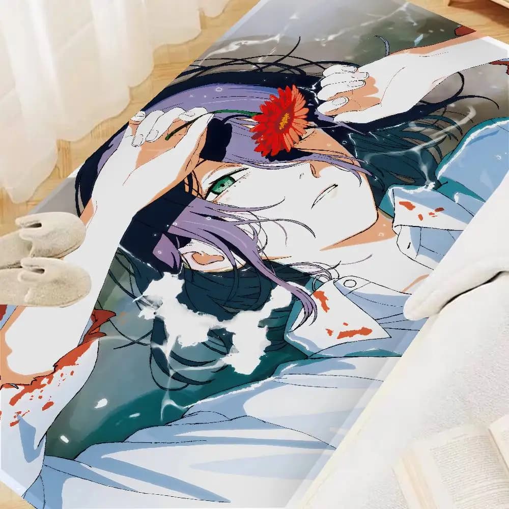 C-Chainsaw M-Man R-Reze A-Arc Room Mats Retro Multiple Choice Living Room Kitchen Rug Non-Slip Welcome Rug