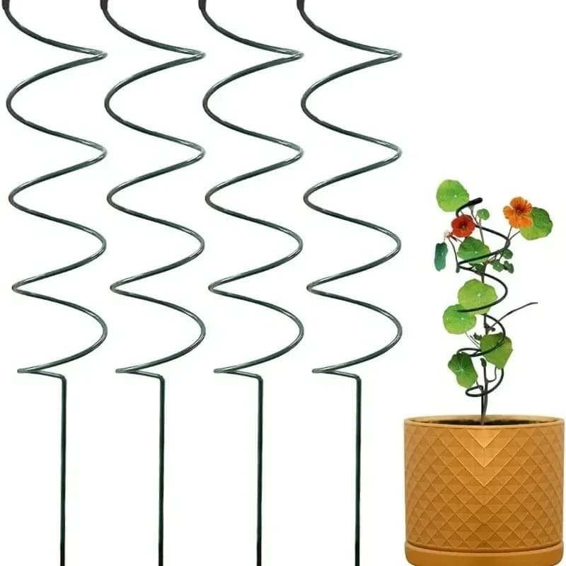 2/5/10Pcs Plant Support Pile Climbing Vine Stake Bonsai Fixing Rod Garden Plants Stake Holder Flower Support Rack For Potted