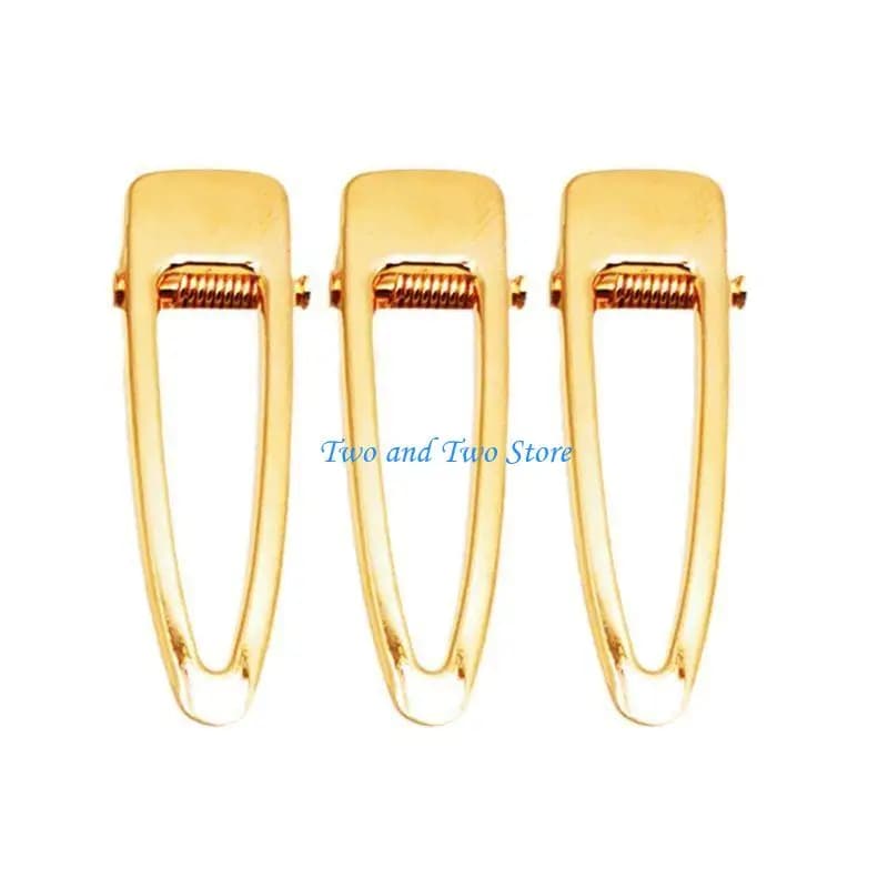 HX6F Artigianato fai-da-te Resina Silicone Stampo epossidico Fermaglio per capelli Stampo per barrette geometrica Strumenti per