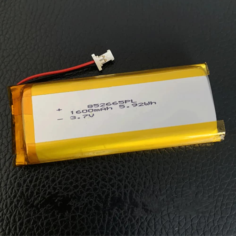 Batteria di ricambio originale da 1600 mAh per registratore per moto Maxto M3 M3S GT3, pacco batterie ricaricabili ai polimeri di litio