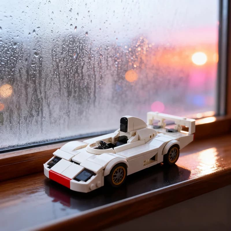 270pcs MOC Porscheed City Champions Super Car Model Building Blocks Construction Festival Gift Toy Idea Education Brick