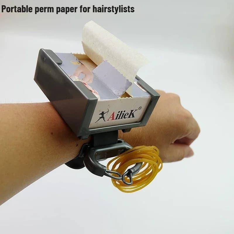 1Set Adjustable Wristband 400pcs Style Perm Paper Box for Salon Hair Perming Paper Curler Hairdressing Tools Kit Auxiliary