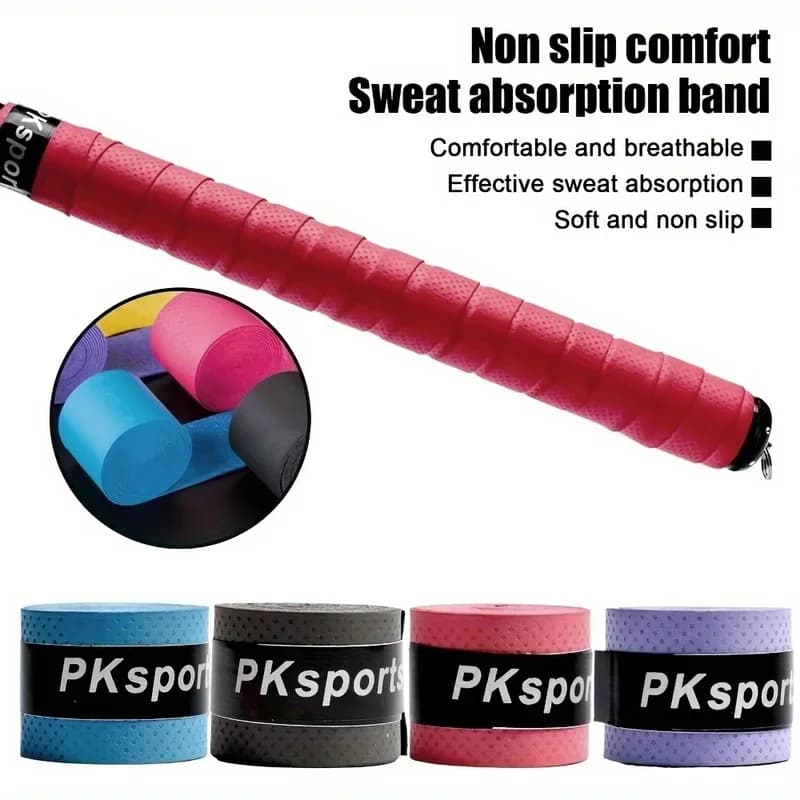 5-30Pcs Dry Tennis Racket Grip Anti-Skid Sweat Absorbed Wraps Taps Badminton Grips Racquet Vibration Overgrip Sports Sweatband