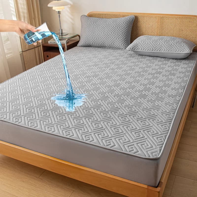 1pc Fodera per materasso impermeabile Lenzuolo con angoli reticolare Protezione per materasso Twin Full Quuen King Size 160*200 Coprimaterasso