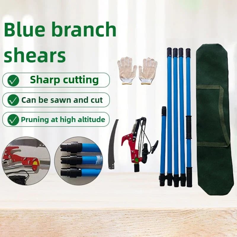 5 Sections 5 Meters High Branch Saw Tree Scissors Pruning Tool High Branch Shears Telescopic Cutter Fruit Trees Specialized