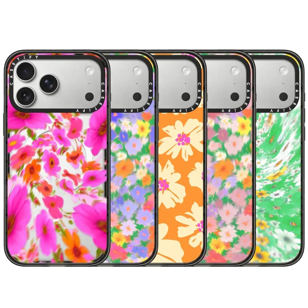CASETiFY Serie Floreale Acquerello Pittura a Olio Custodia Magnetica Anti-caduta per iPhone 13 14 15 16 17 Pro Max Air Plus Cover Protettiva