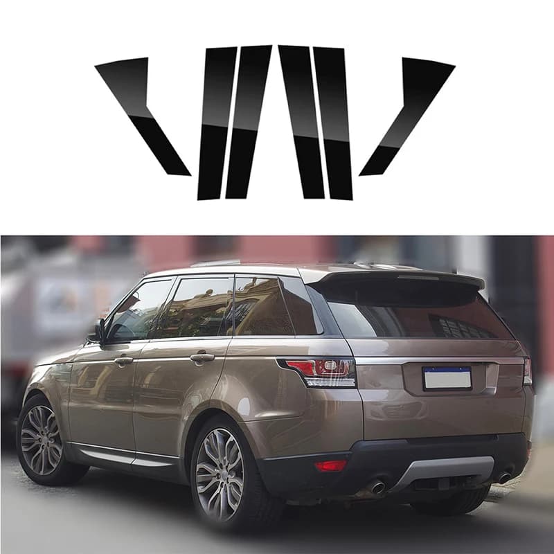 Per Range Rover Sport L494 2014 2015-2020 2021 2022 Lucido Pilastro Messaggi Finestra di Automobile Trim Copertura BC Colonna Adesivi Auto Styling