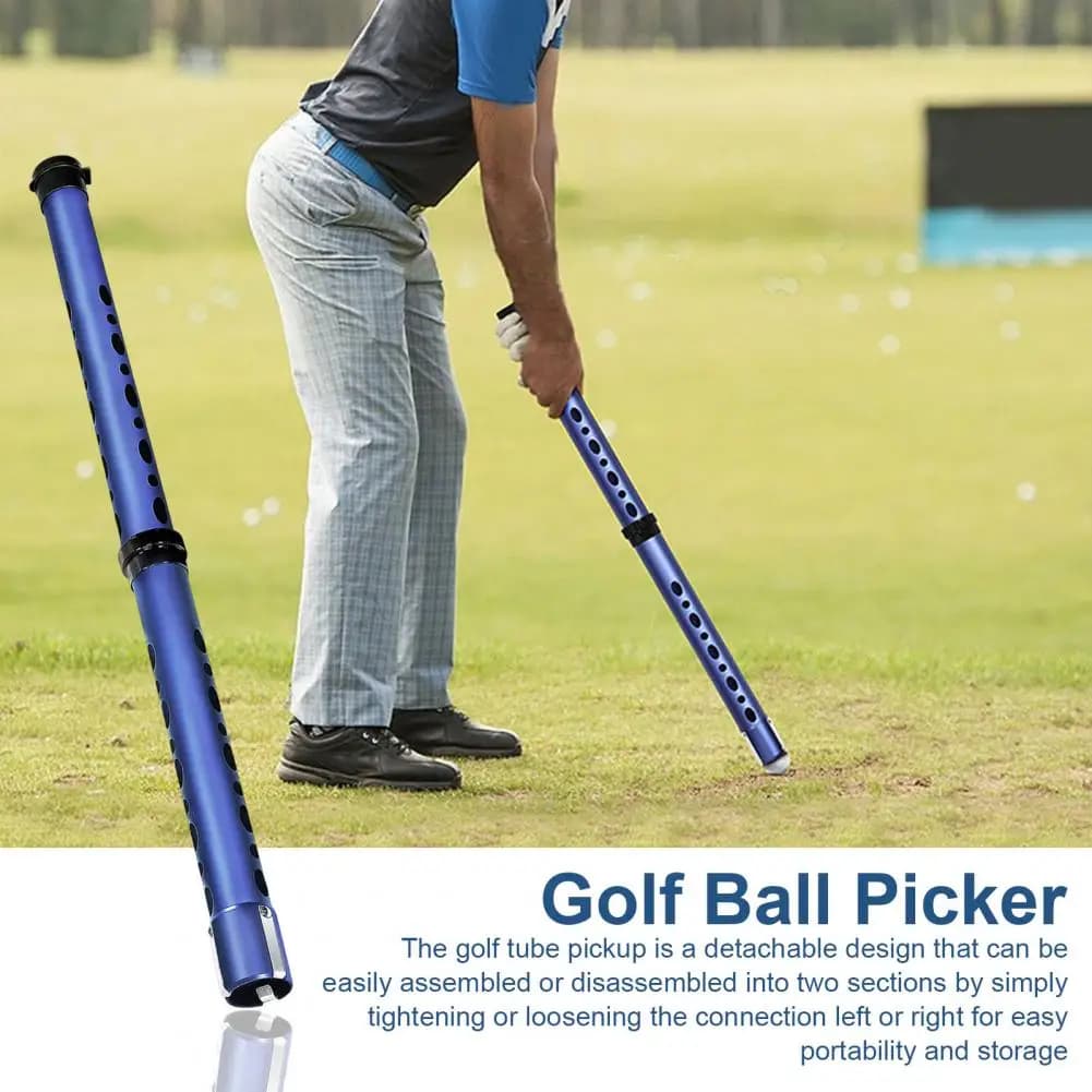 Tubo Shag per palline da golf Retriever in lega di alluminio di alta qualità con collettore staccabile per 21 palline Premium
