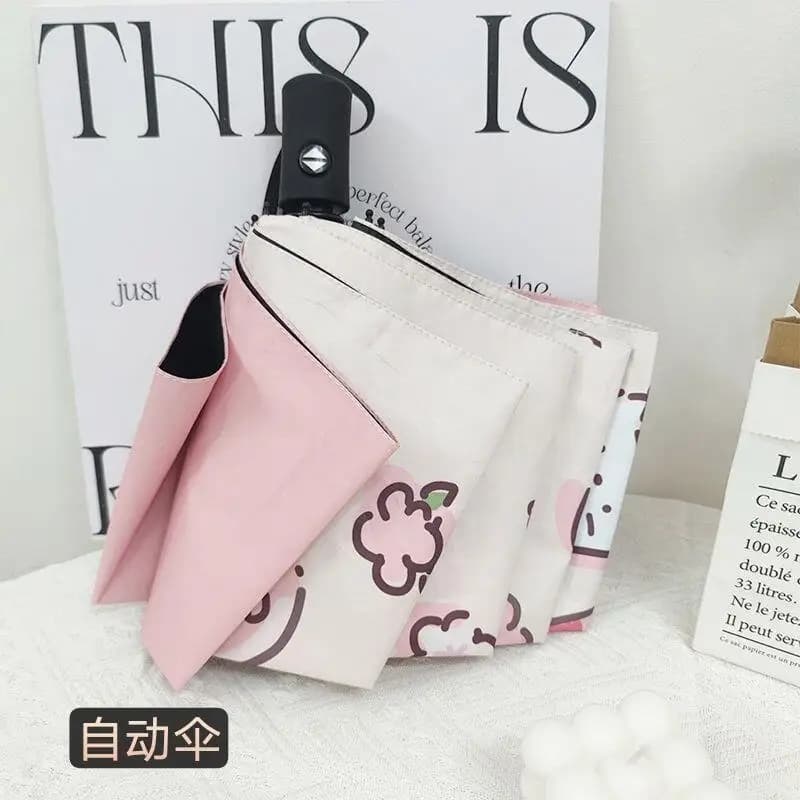 Sanrio Mini Ombrello Pieghevole Hello Kitty Stampato Carino 8K Ombrello Parasole Kawaii Protezione Solare Uv Bambini Nuovi Regali Y2K