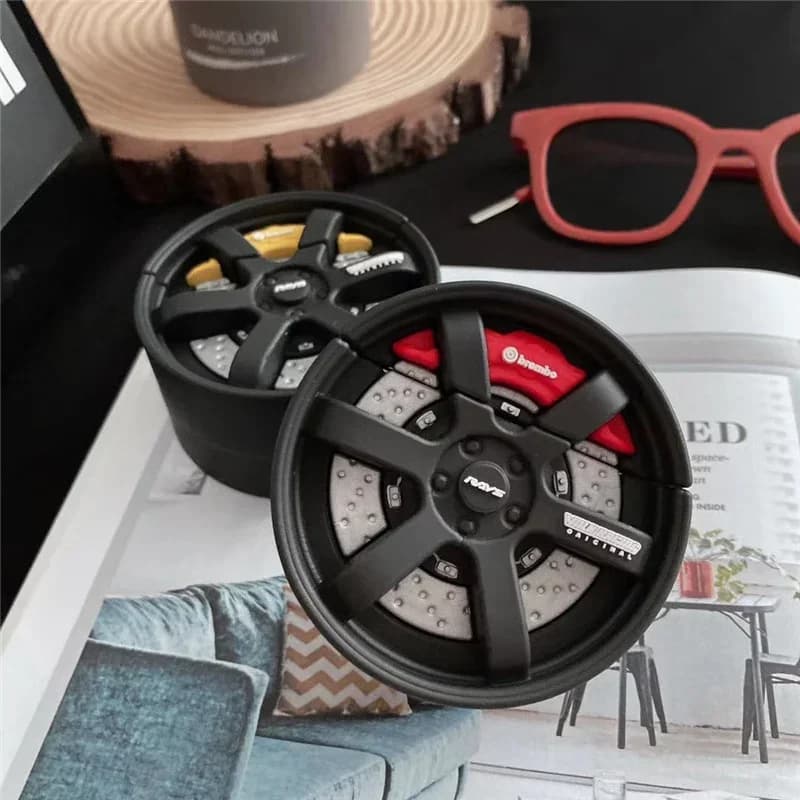 Custodia per pneumatici creativa personalizzata per AirPods 4 3 Airpod Pro 1 2 3 Auricolari Bluetooth Scatola di ricarica Custodia protettiva per auricolari