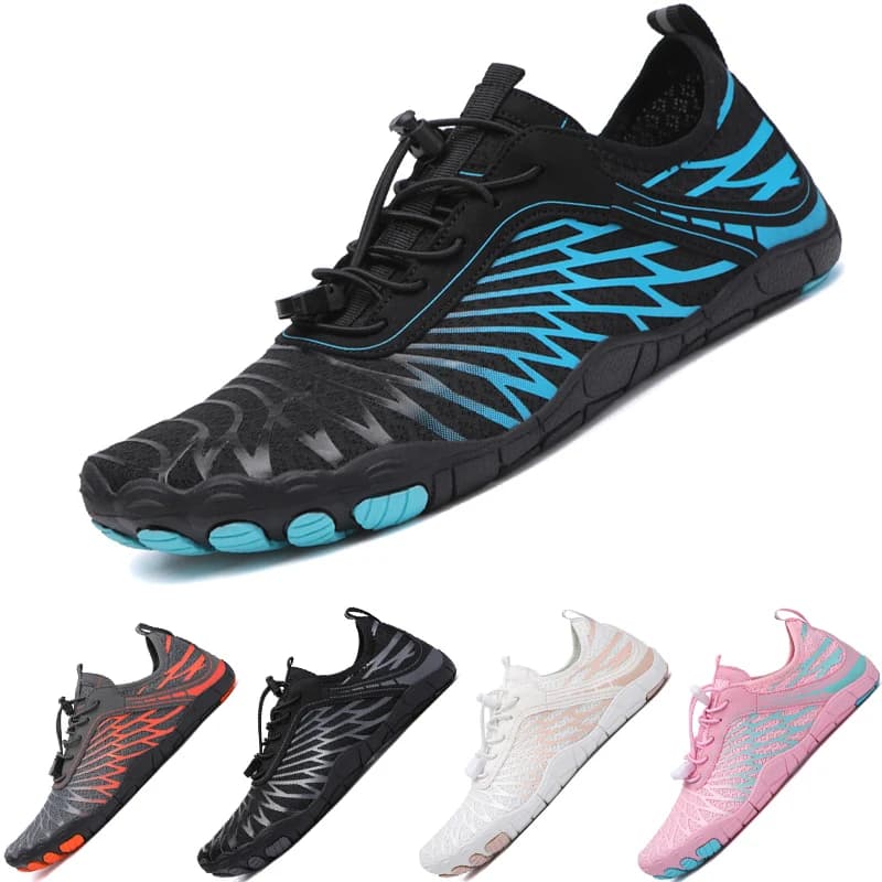 Calzature da trekking Scarpe a piedi nudi Scarpe da acqua professionali e antiscivolo da donna per donna Uomo Scarpe da corsa con punta larga Stivali Sneakers Unisex