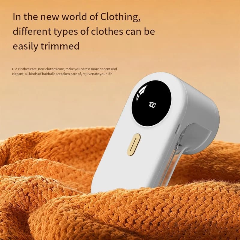 Levapelucchi per vestiti Rasoio per tessuti Display digitale Elettrico Pellet Fluff Remover USB ricaricabile Fuzz Tessuto Rasoio Maglione