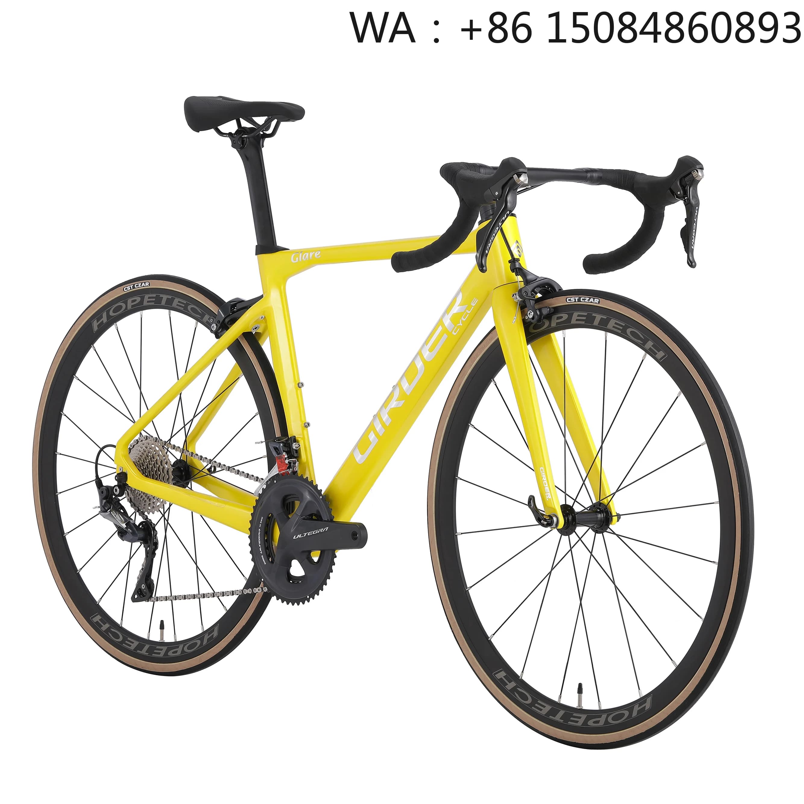 Hidden Cable Carbon Road Bike, Carbon Fiber Material, 700C Carbon Wheels, 11 Speed Hydraulic Disc Brake Cycling Bicycle