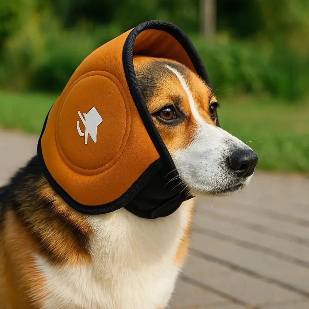 Cuffie Antirumore per Cani Impermeabili e Antiurto, Design Confortevole per il Calore delle Orecchie, Copertura per Orecchie di Cani