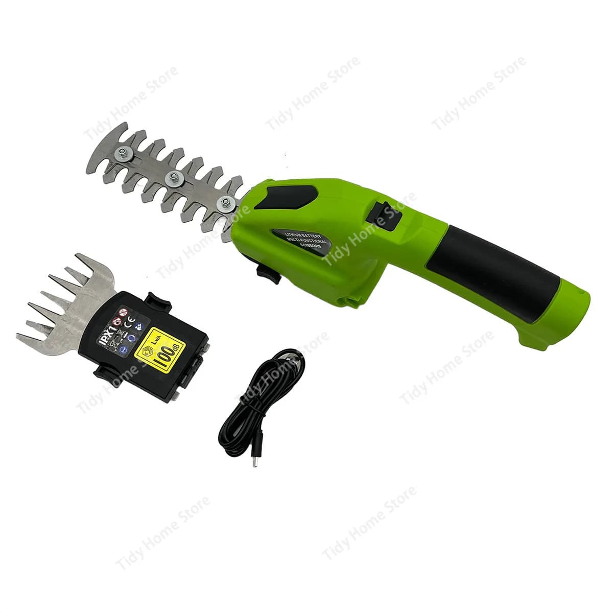 Electric hedge cutters Rechargeable pruning shears for double purpose and grass cutter with one hand Gardening and landscape tools