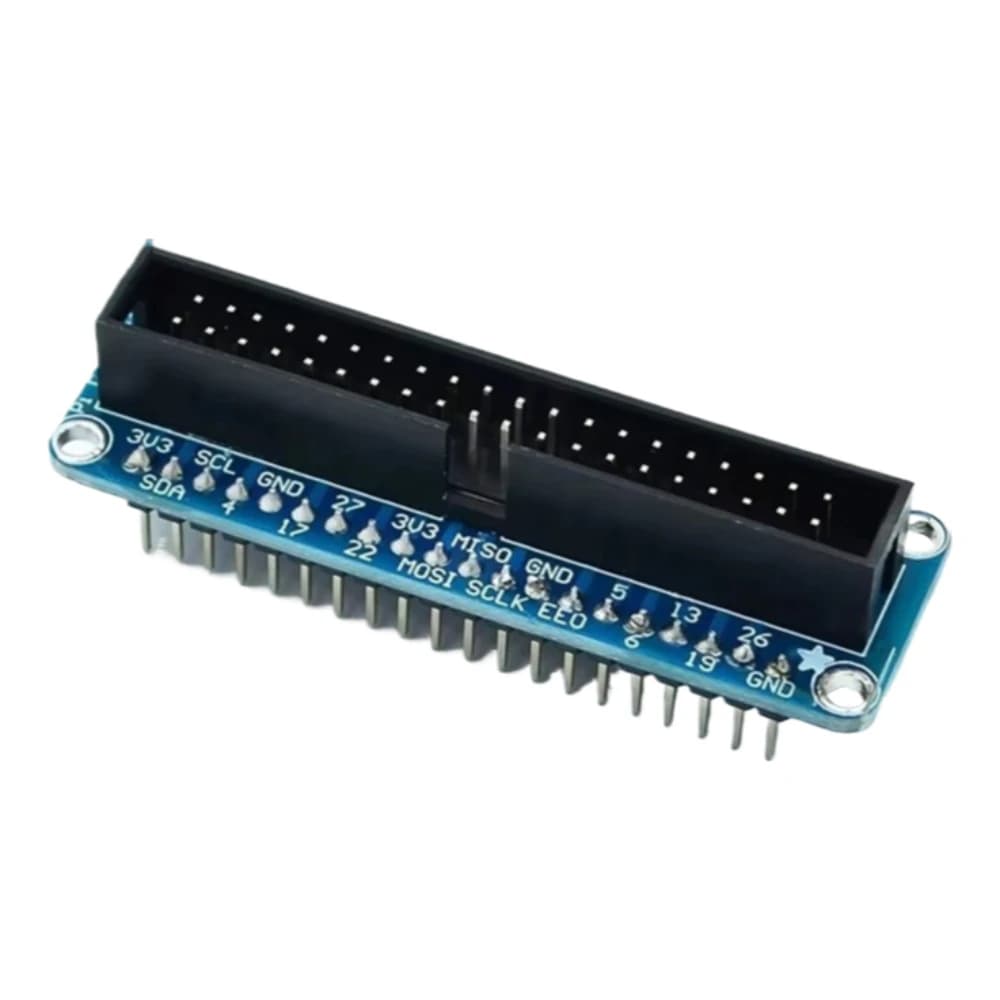 Raspberry Pi GPIO Breakout Board 40 Pin Connector to Breadboard Adapter for Pi 3B 4B Zero