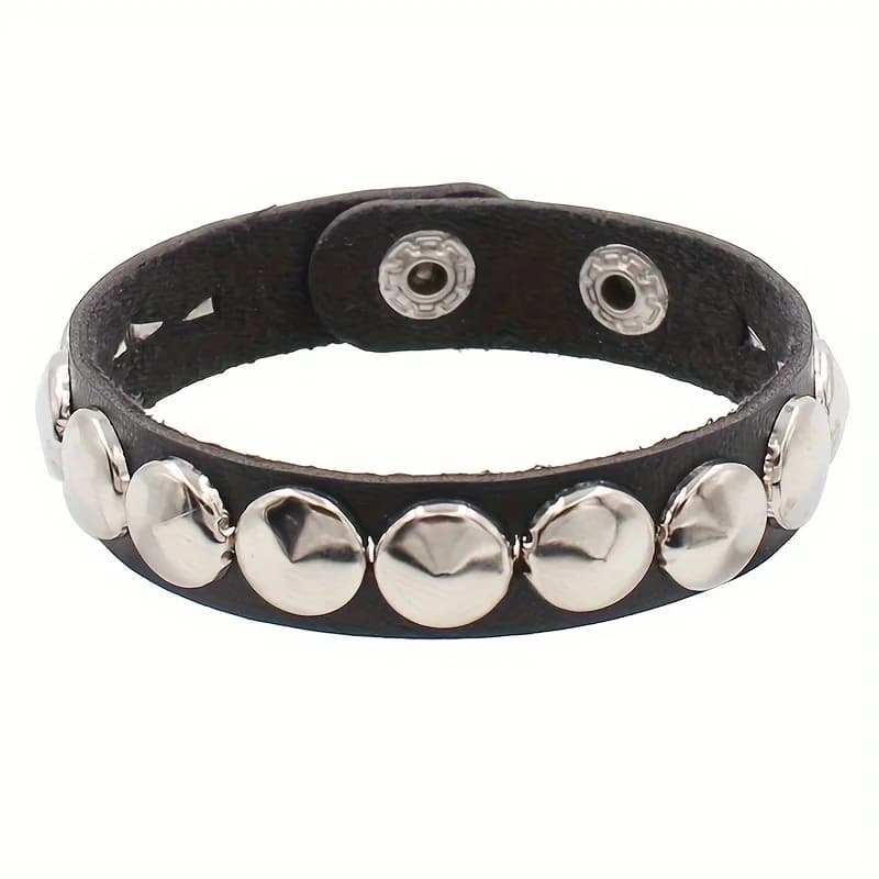 Fashion Gothic Punk Multi-Layer Chain Bracelet for Men Women, Retro Hip Hop Street Dance Wrist Jewelry, Halloween Cosplay Christmas Party Costume Accessory, Lovers Birthday Holiday Gift