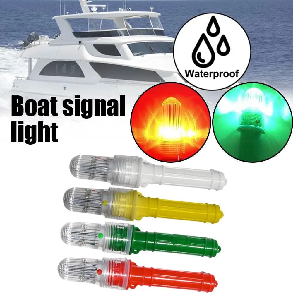 1/3 pezzi svasatori per barche impermeabili controllo intelligente della luce lampada a LED di emergenza rete da pesca boe luci di segnalazione di sicurezza per barche