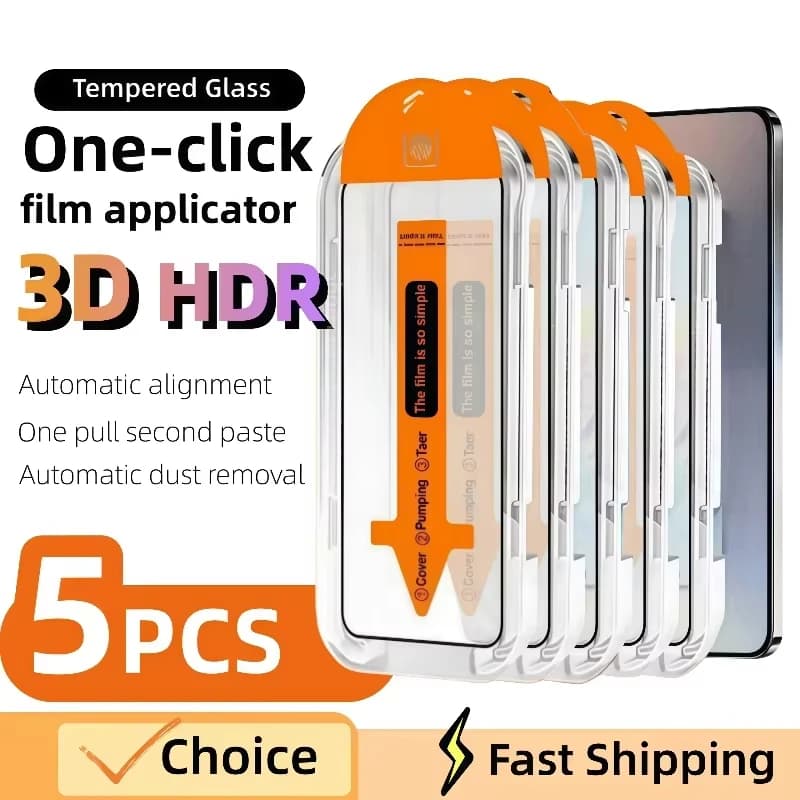 1-5PCS Protezione per lo schermo facile da installare per Xiaomi Poco X6 Pro X7 X6pro PocoX6 Pro Vetro temperato con rivestimento oleofobo protettivo 8K