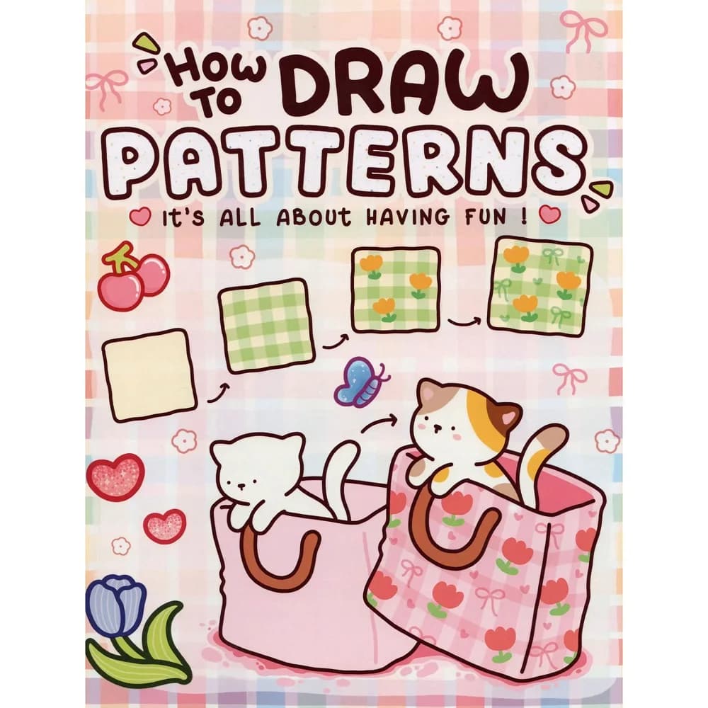 Coloring Book for Adults/Kids - How to Draw Patterns: Easy and Fun Step-by-Step Guide Unique Creations,Cultivate imagination