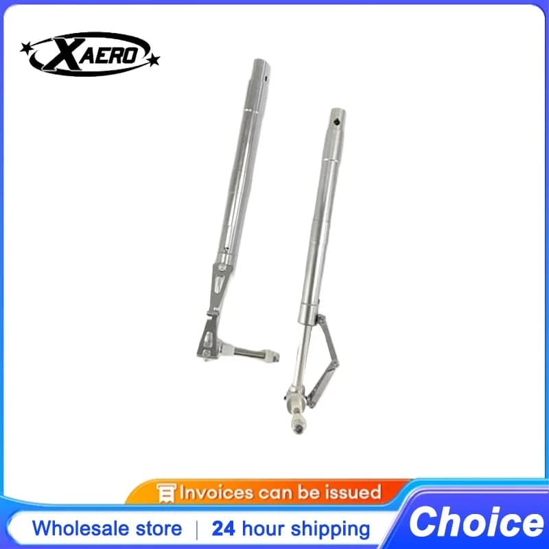 Carrello di atterraggio ammortizzante in metallo 115mm 125mm 135mm 145mm 175mm 185mm per parti di aerei modello RC aereo elicottero Drone FPV