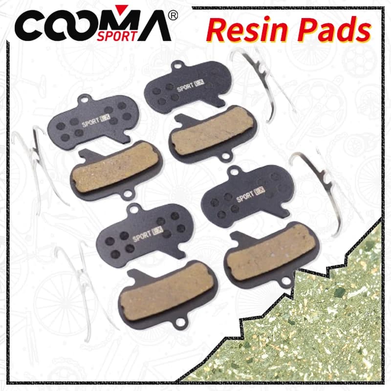 4 paia, pastiglie freno a disco per bicicletta per pinza SRAM Maven, resina Sport EX