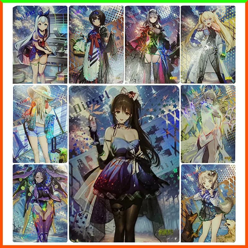 Anime Dea Storia FAI DA TE ACG Emilia Lama Mana Alice Rita Aria Power Gioco Rifrazione Carte Da Collezione Giocattoli per I Ragazzi Regalo Di Compleanno