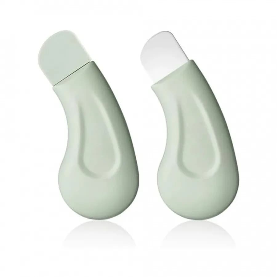 Set di 2 Spatole in Plastica per Rimozione Acne, Piccolo Pulitore Facciale in Silicone con Spatola per Pulizia di Acne e Pelle Morta