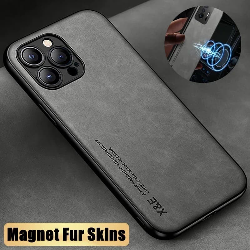 Custodia Magnetica Antiurto per Apple iPhone 11 12 13 14 15 16 17 Pro Max 16e 17e Mini XR XS Max X 8 7 Plus SE SE3